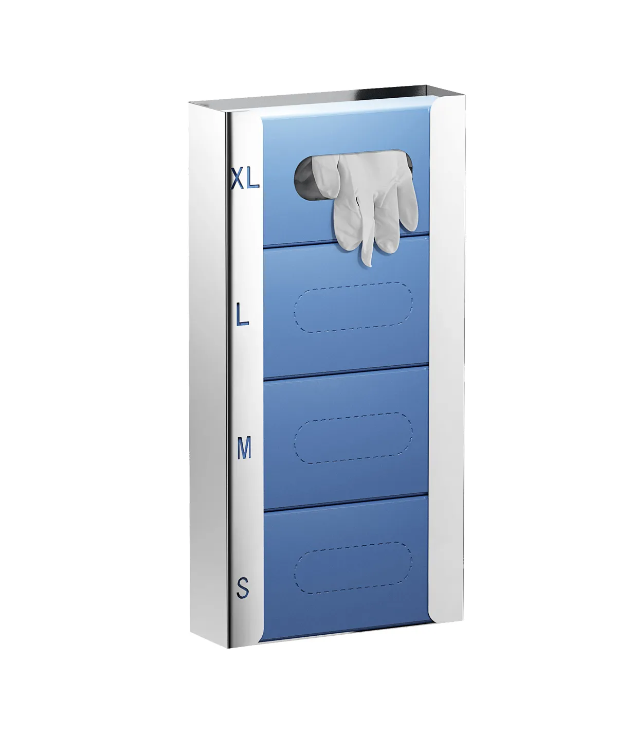 Marplast Inox 897 dispenser guanti monouso 4 scatole acciaio