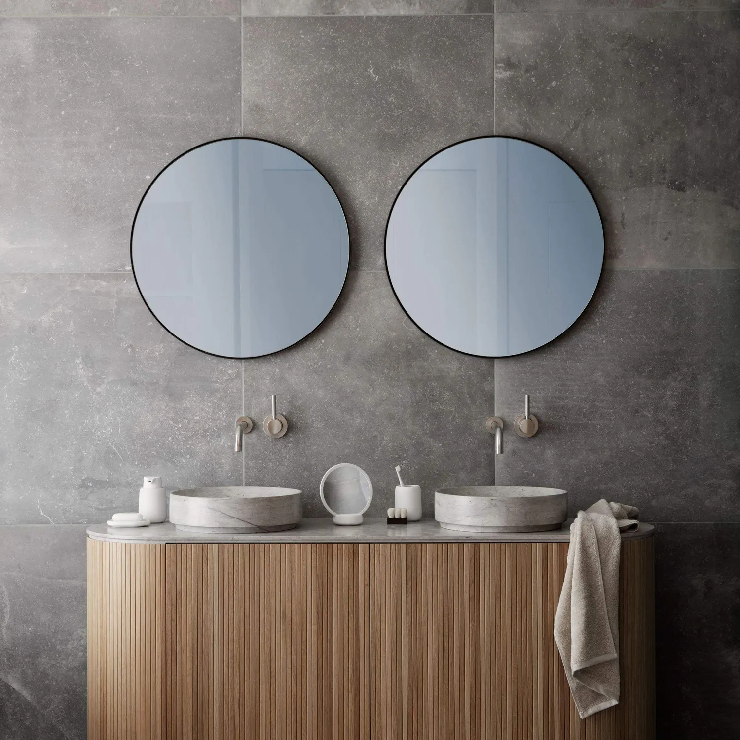 Blomus Sono Specchio Cosmetico Moonbeam 18,5 cm