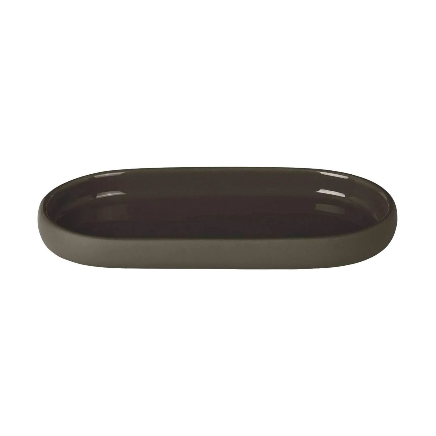 Blomus Sono Vassoio Bagno Ceramica Crema 19x10 cm