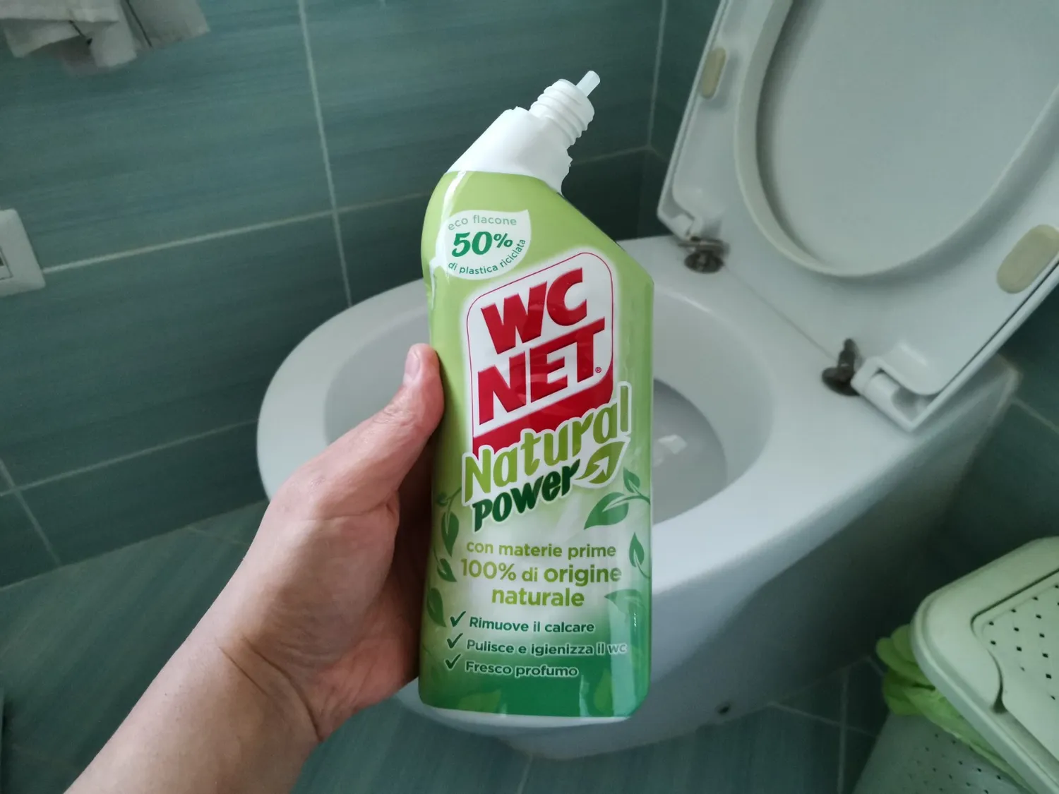 Wc Net Natural Power gel wc anticalcare 700 ml 3 pezzi