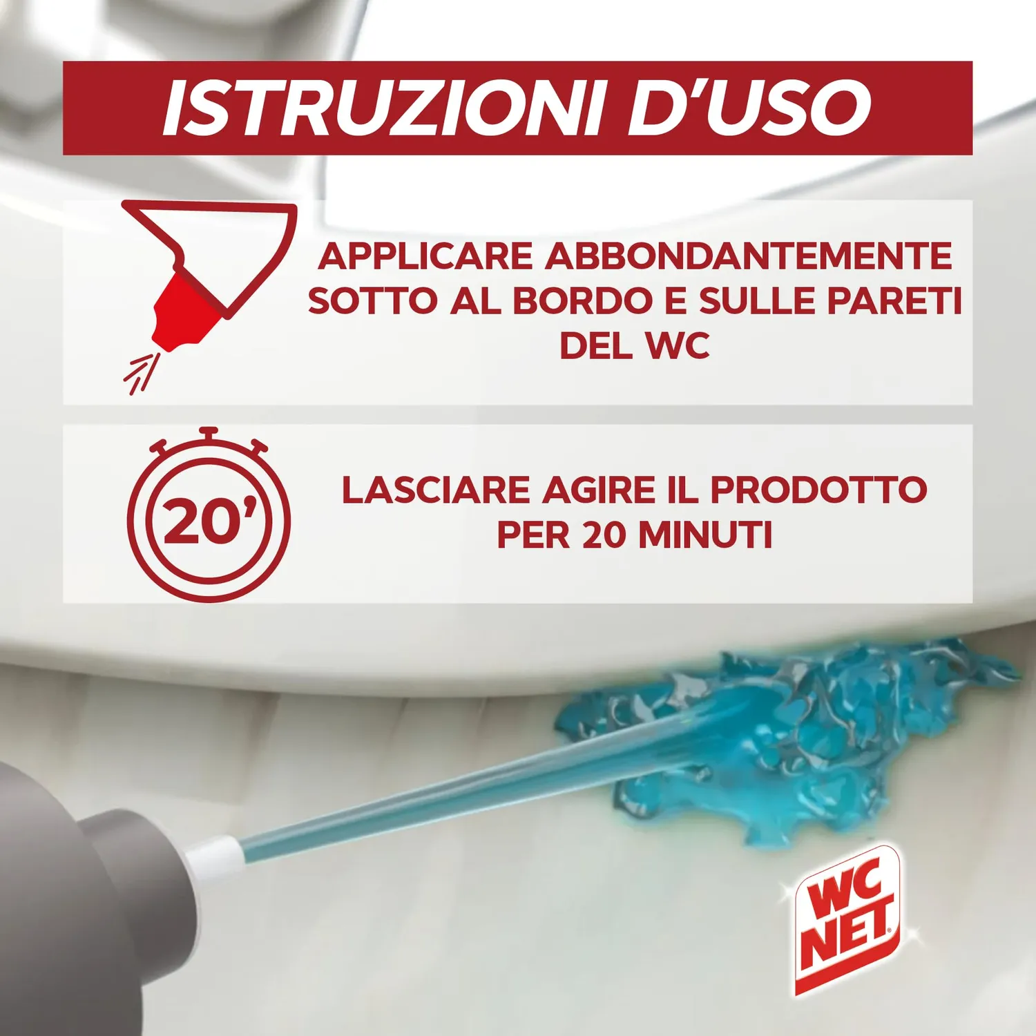Wc Net Igiene Totale Gel WC 700 ml x2 Disinfettante