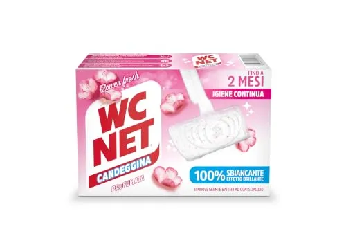 WC Net tavolette WC candeggina profumata 2pz sbiancante