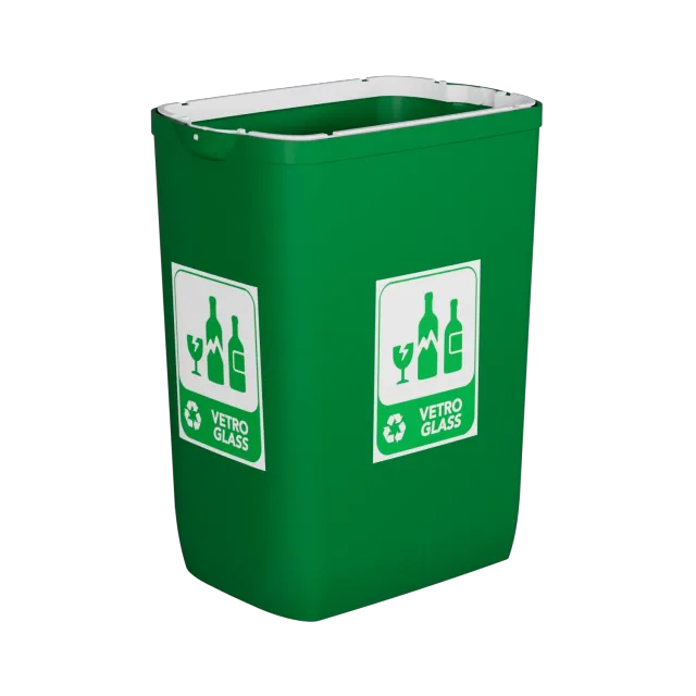 Marplast Prestige 972 cestino gettacarta verde 42 L