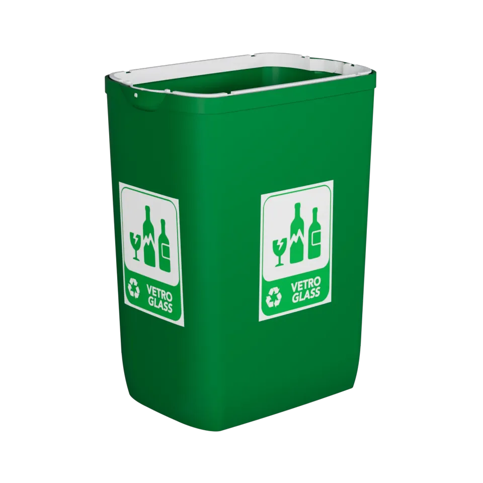 Marplast Prestige 972 cestino gettacarta verde 42 L