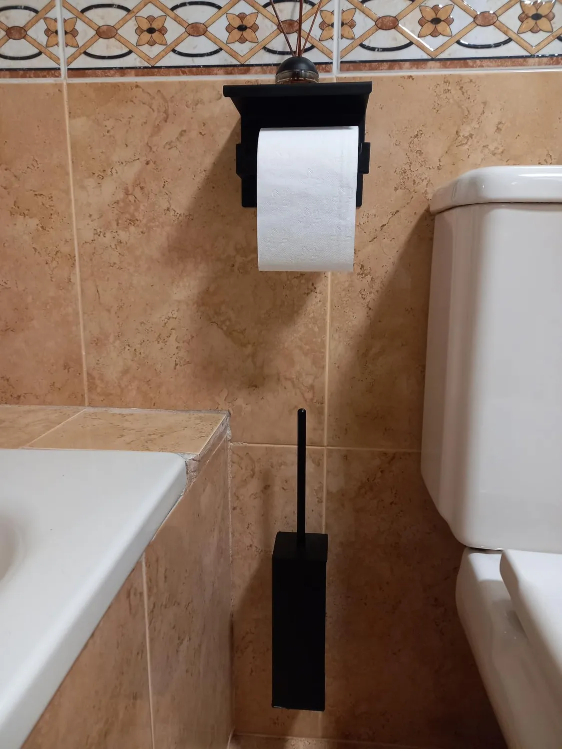 Bvl scopino WC parete nero acciaio inox 304