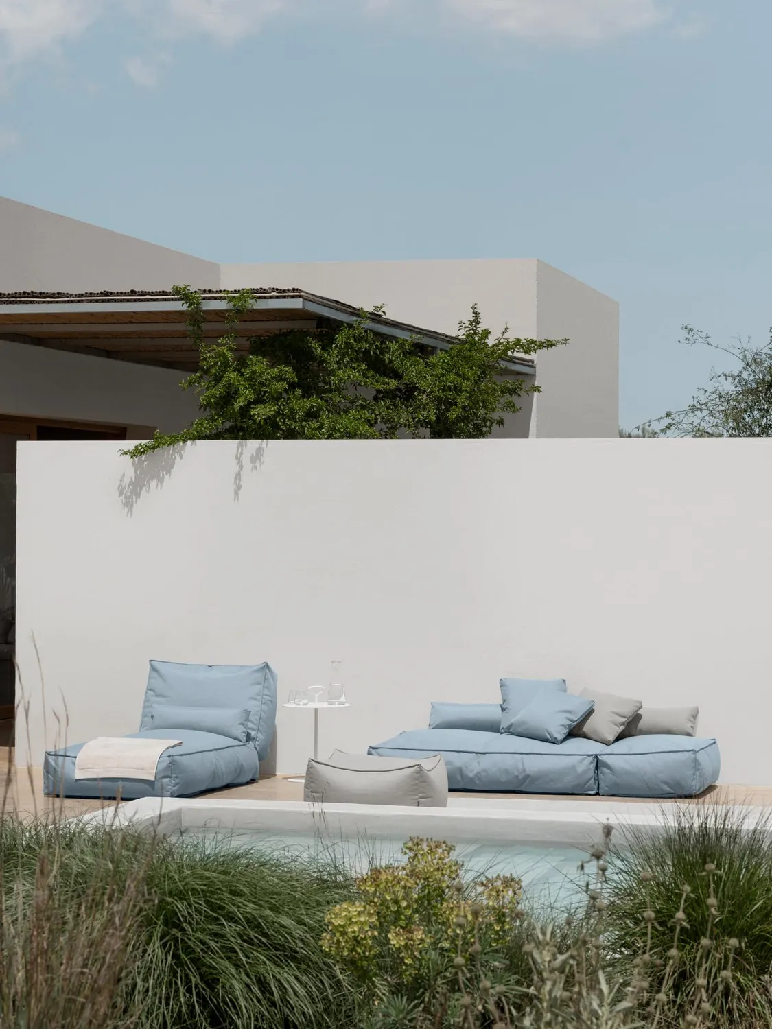 Blomus Riva telo bagno 70x140 cm beige cotone bio
