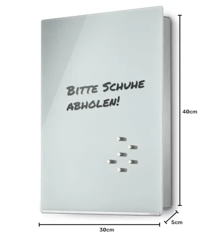 Blomus Bacheca magnetica bianca 40x30 cm portachiavi