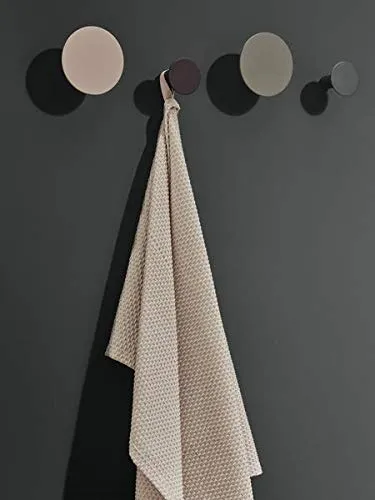 Blomus Ponto 65798 ganci parete Lily White 4 pezzi tondi