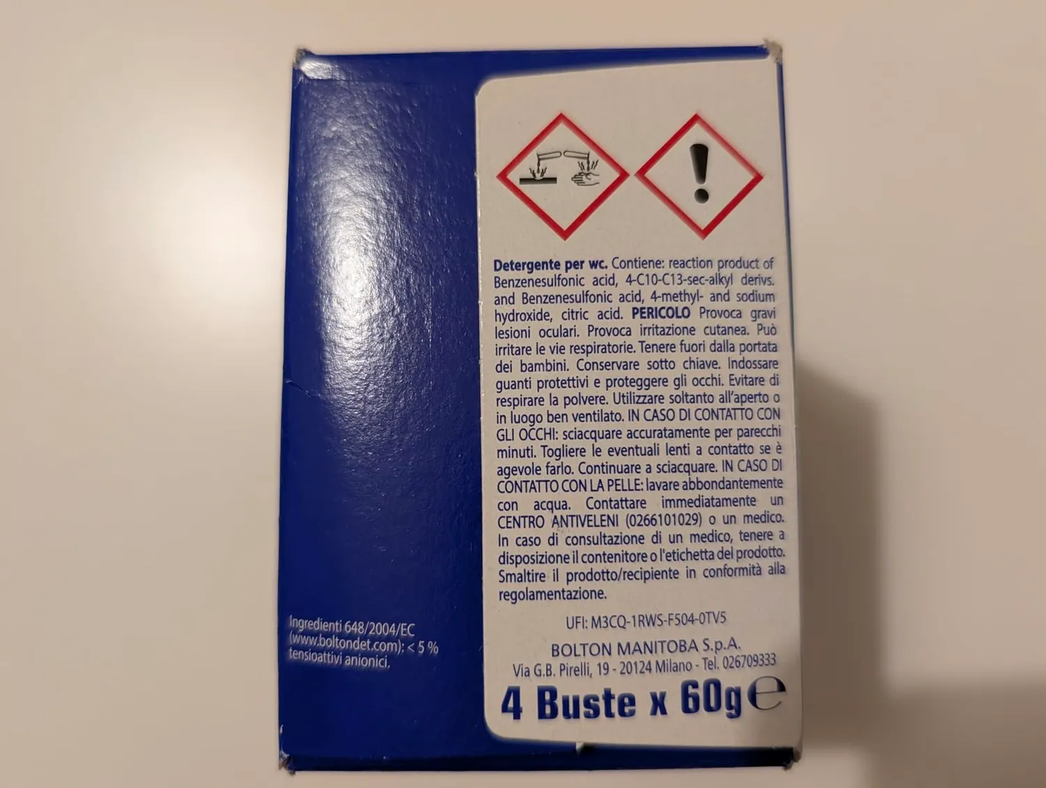 WC Net Energy disincrostante polvere 12 confezioni