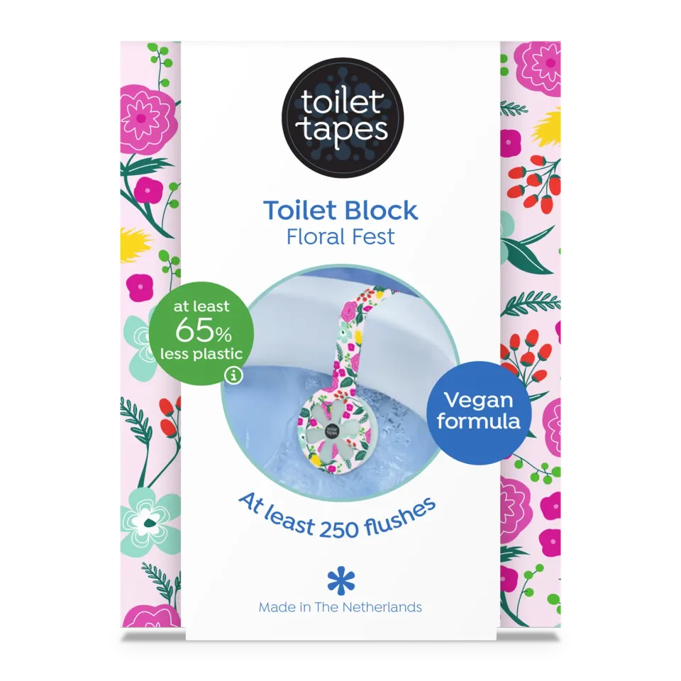 Toilet Tapes Floral Fest strisce WC 24 pezzi floreale