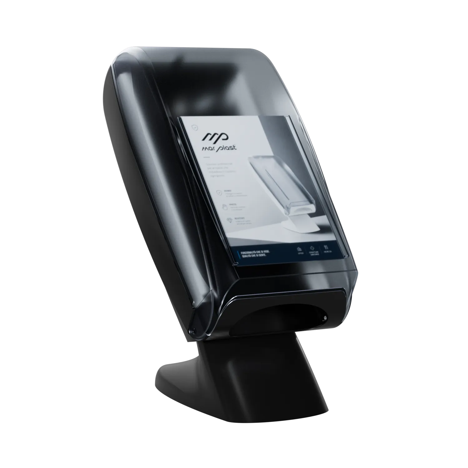 Marplast Kompatto 900 dispenser tovaglioli nero da banco