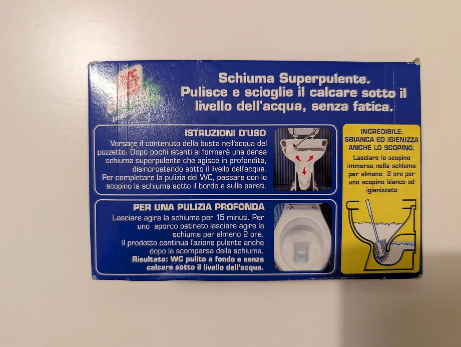 WC Net Energy disincrostante polvere 12 confezioni