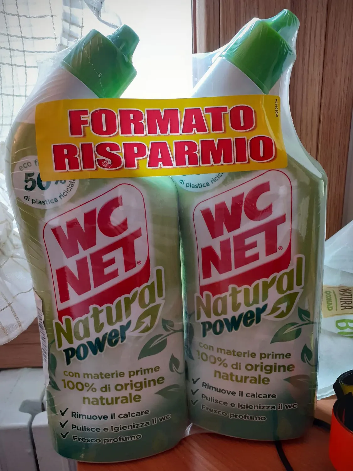 Wc Net Natural Power gel wc anticalcare 700 ml 3 pezzi