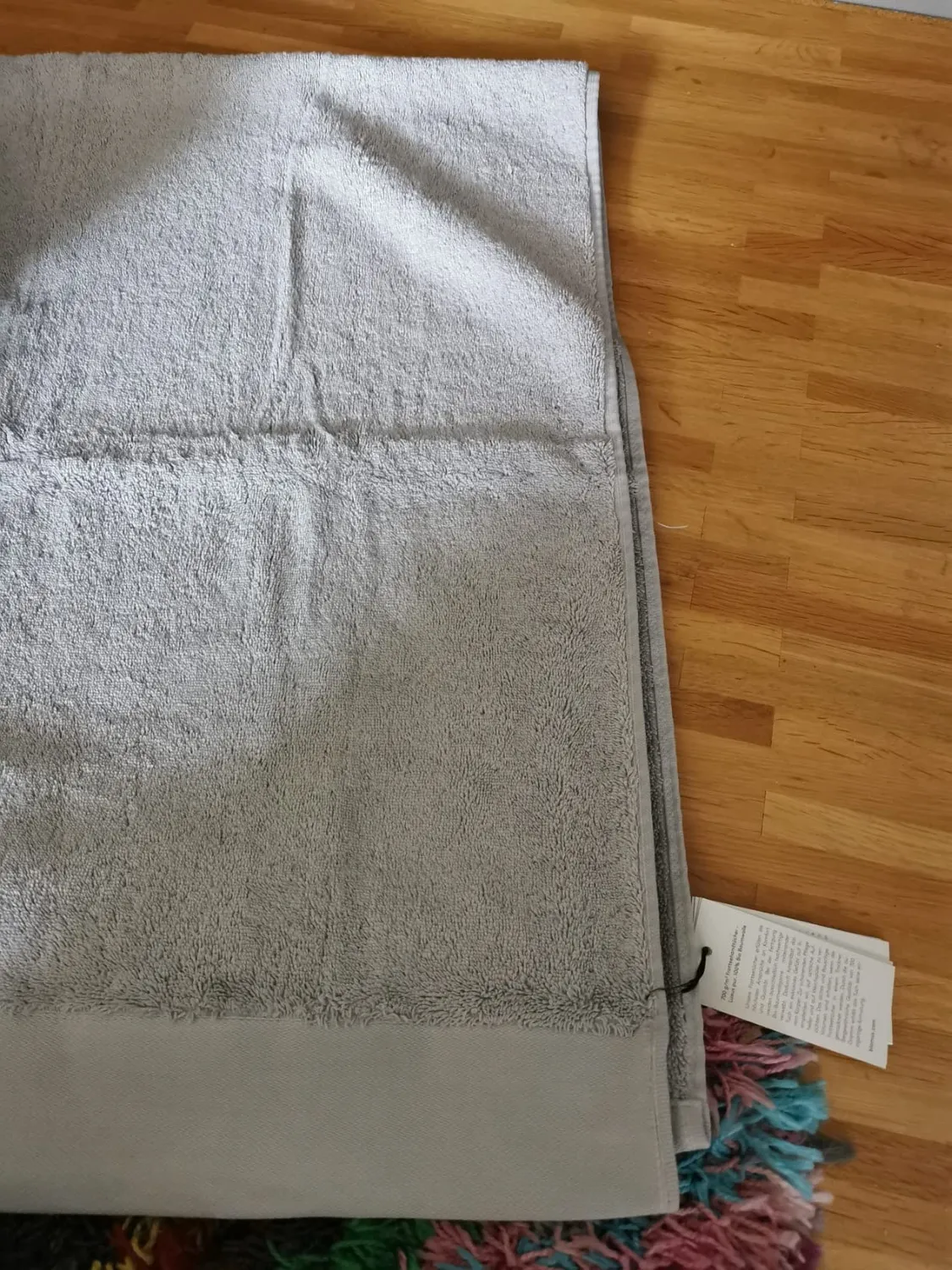 Blomus Riva telo bagno 70x140 pelle di elefante cotone bio