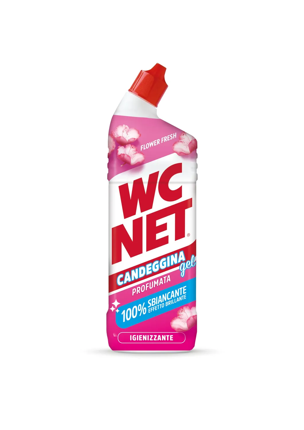 Wc Net Candeggina Gel Flower Fresh 700 ml 4 pezzi sbiancante