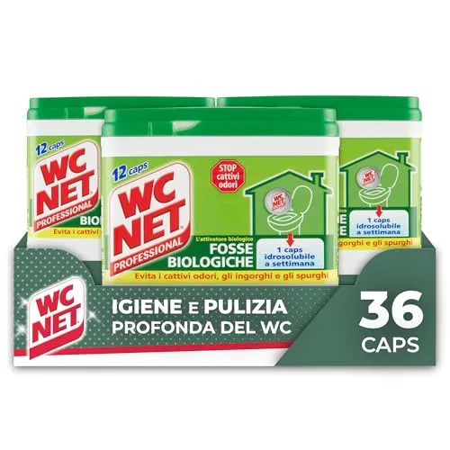 Wc Net Professional Fosse Biologiche capsule 36 pz antiodore