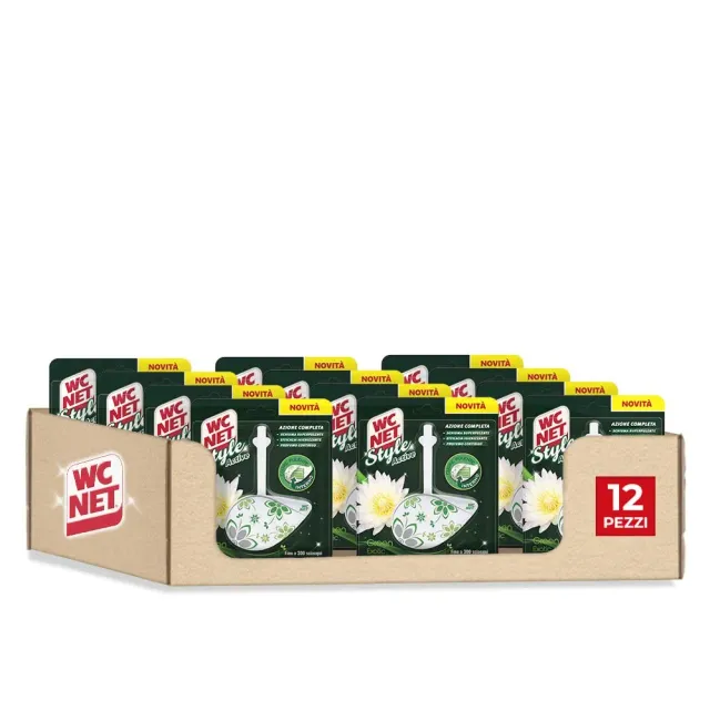 Wc Net Style Active Tavoletta WC Green Exotic 12 Pezzi Ossigeno Attivo
