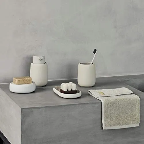 Blomus Sono Vassoio Bagno Ceramica Crema 19x10 cm