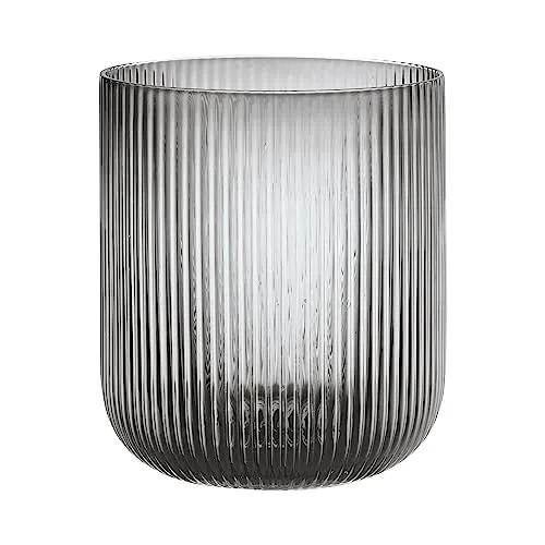 Blomus portacandela antivento L vetro caffe 66253
