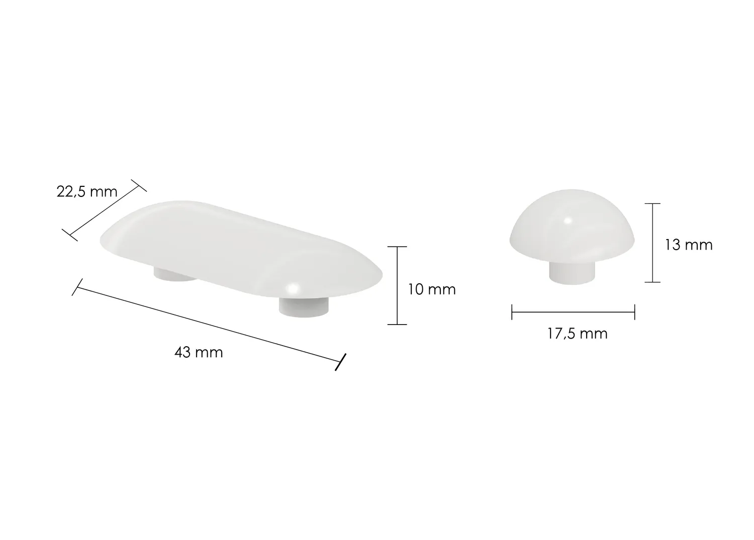 Saniplast Paracolpi Ricambio Sedile WC 2FSE511402