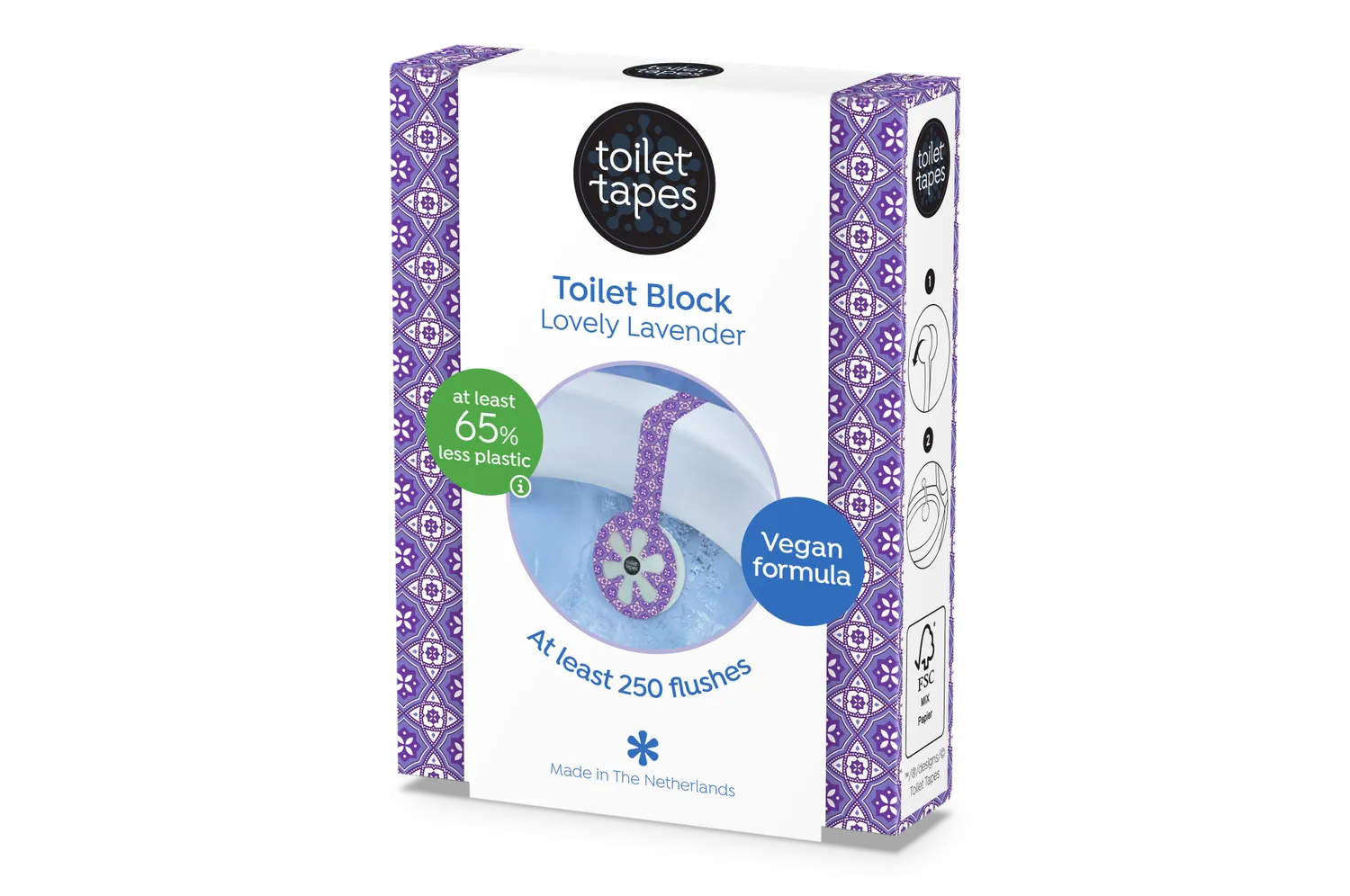 Toilet Tapes Lovely Lavender strisce WC 24 pezzi lavanda