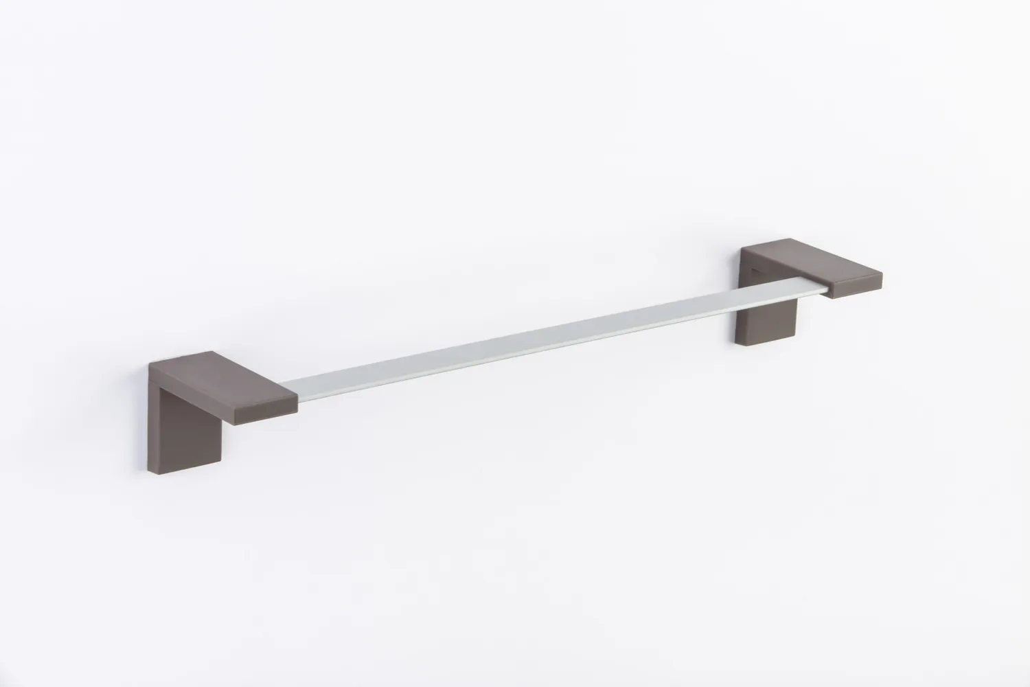 Geelli Inlinea portasciugamano 45 cm nero senza forare