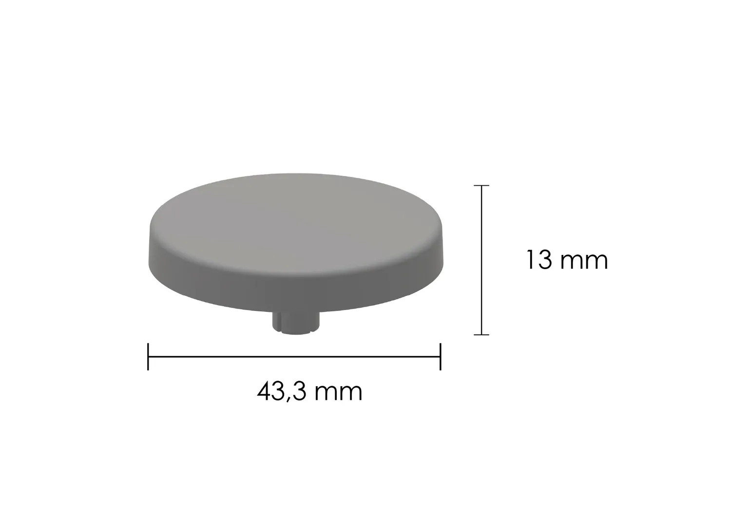 Saniplast 2FSE554007 paracolpi sedile WC Help anello