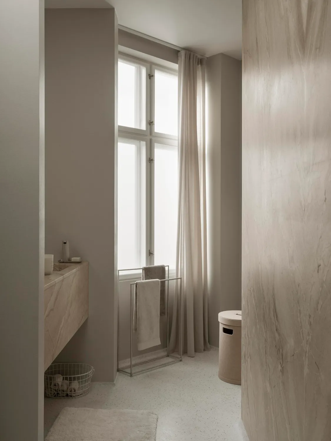 Blomus Riva telo bagno 70x140 cm beige cotone bio