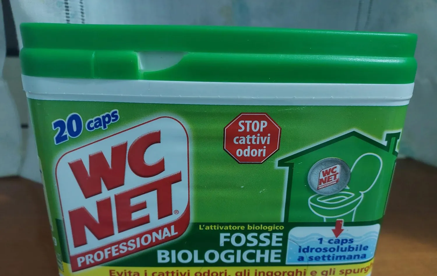 WC Net Professional capsule fosse biologiche 20 pz enzimi