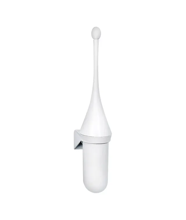 Marplast Plus 658 portascopino a parete bianco con kit