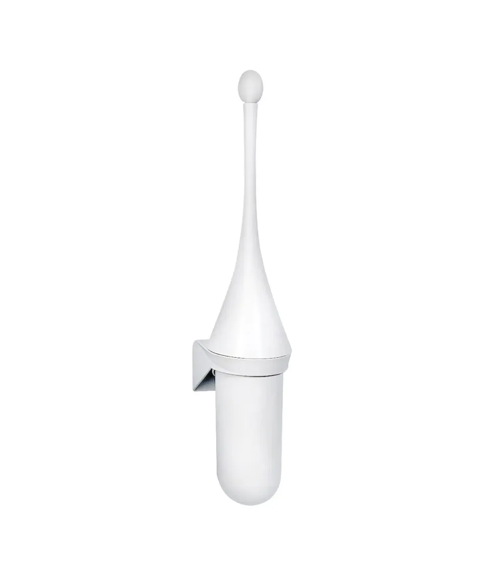 Marplast Plus 658 portascopino a parete bianco con kit