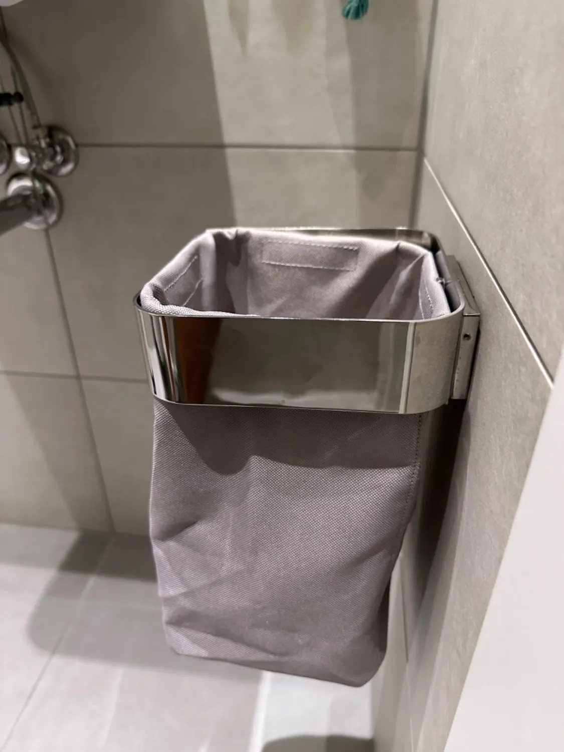 Blomus Nexio cesto porta asciugamani tortora 25x15 cm