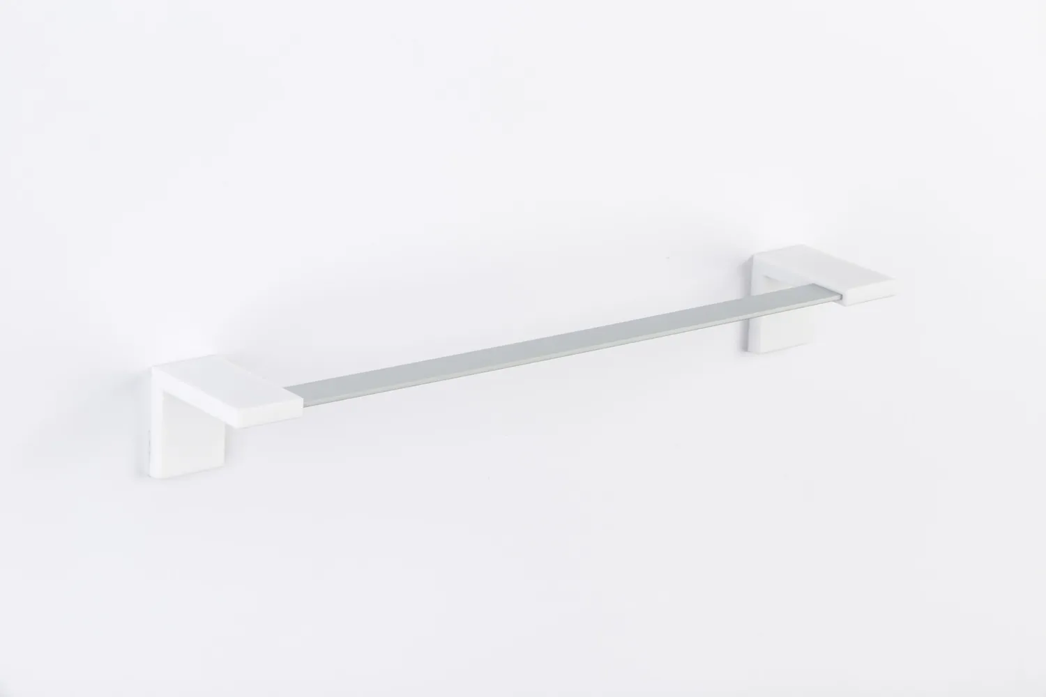 Geelli Inlinea portasciugamano 45 cm nero senza forare