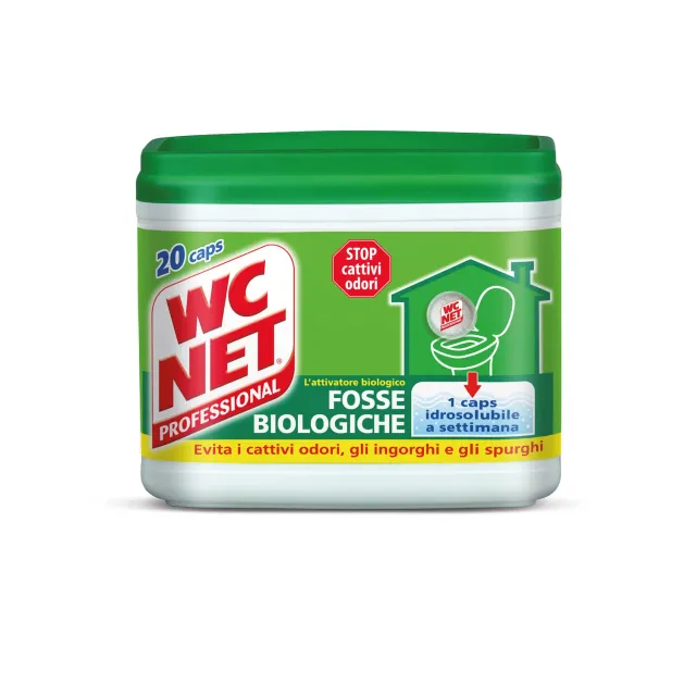 WC Net Professional capsule fosse biologiche 20 pz enzimi