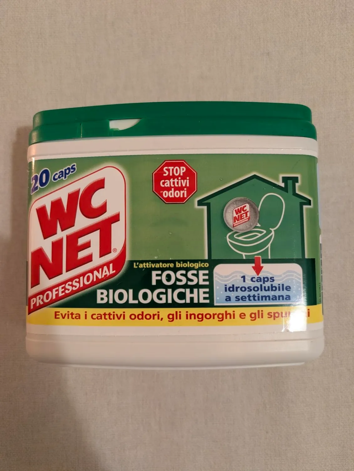 WC Net Professional capsule fosse biologiche 20 pz enzimi