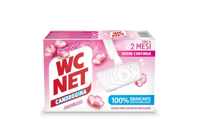 WC Net tavolette WC candeggina profumata 2pz sbiancante