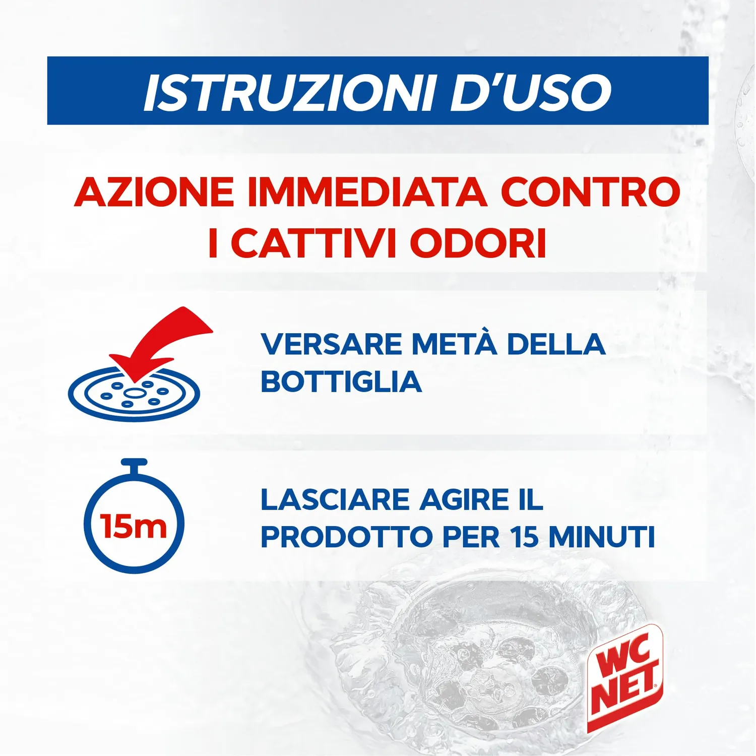 Wc Net Professional disgorgante scarichi pino 1000 ml biologico