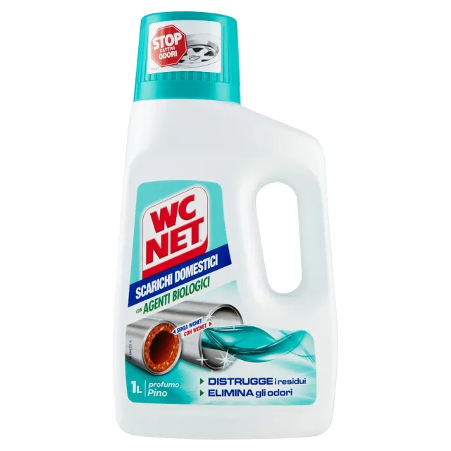 Wc Net Professional disgorgante scarichi pino 1000 ml biologico