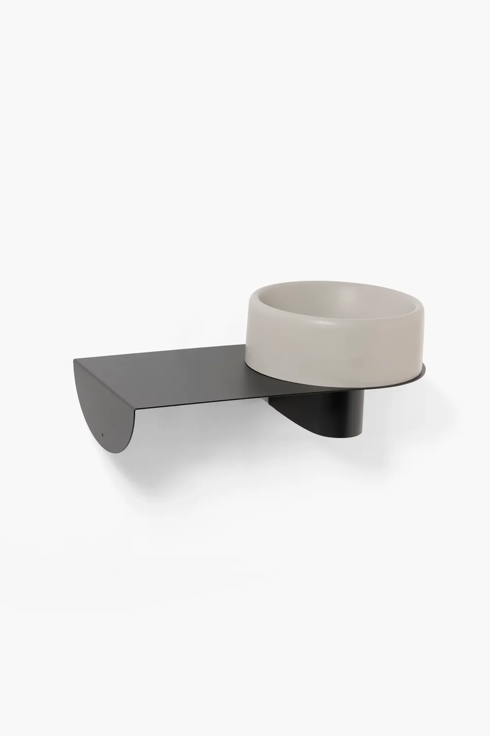 Geelli Coccola lavabo appoggio Stone bianco