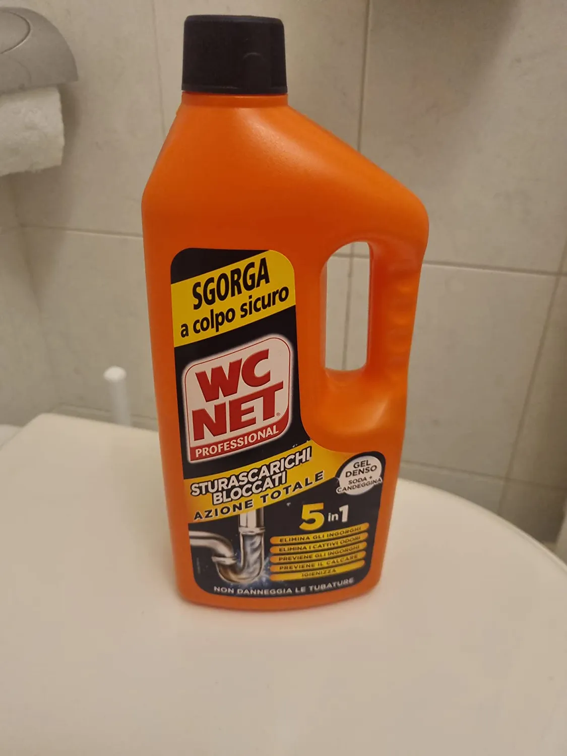 WC Net Professional sturascarichi gel 5 azioni 1000 ml