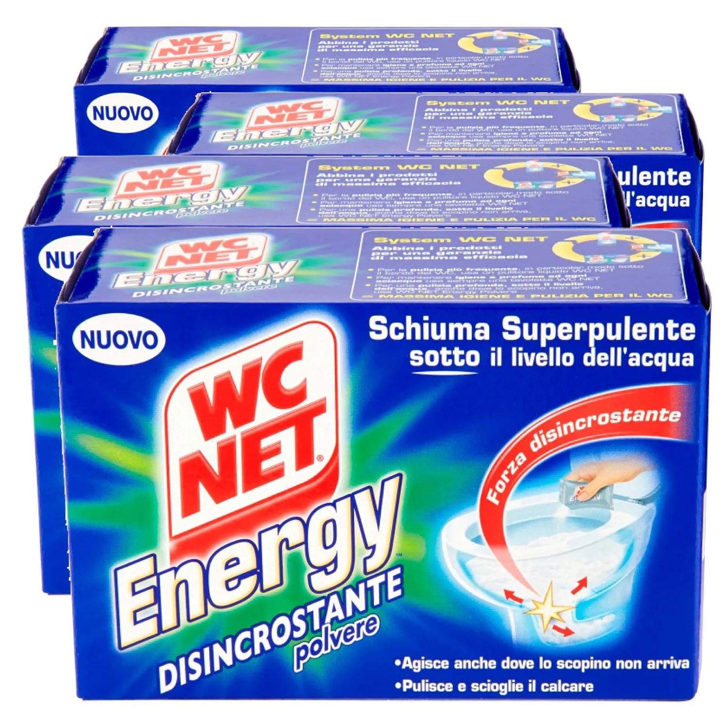 WC Net Energy disincrostante polvere 12 confezioni