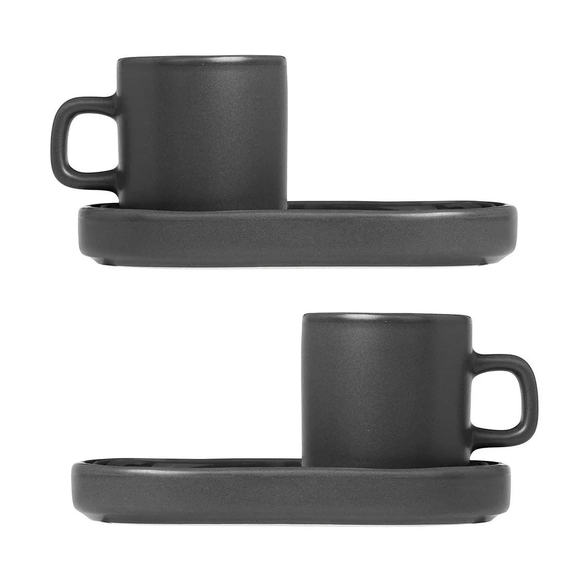 Blomus Pilar 63714 Set 2 Tazzine Caffè 50 ml Verde Agave