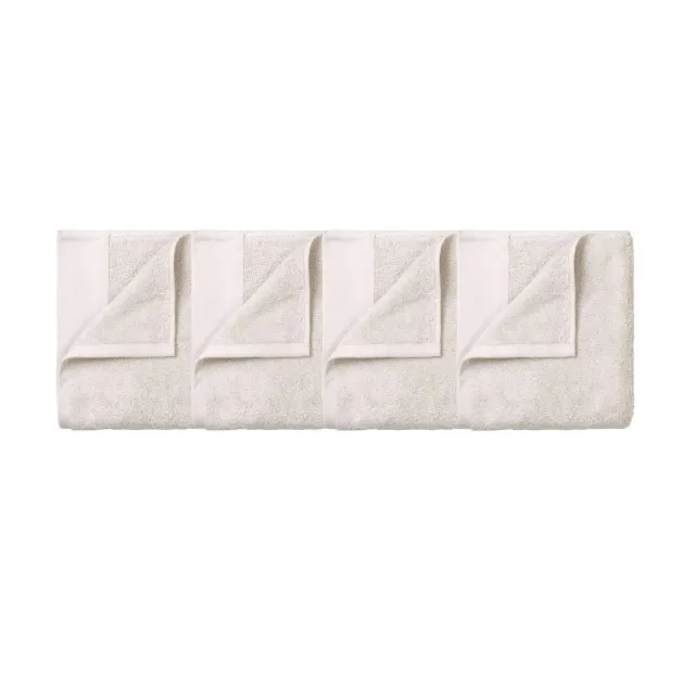 Blomus Riva asciugamano ospite 30x30 cm moonbeam bio