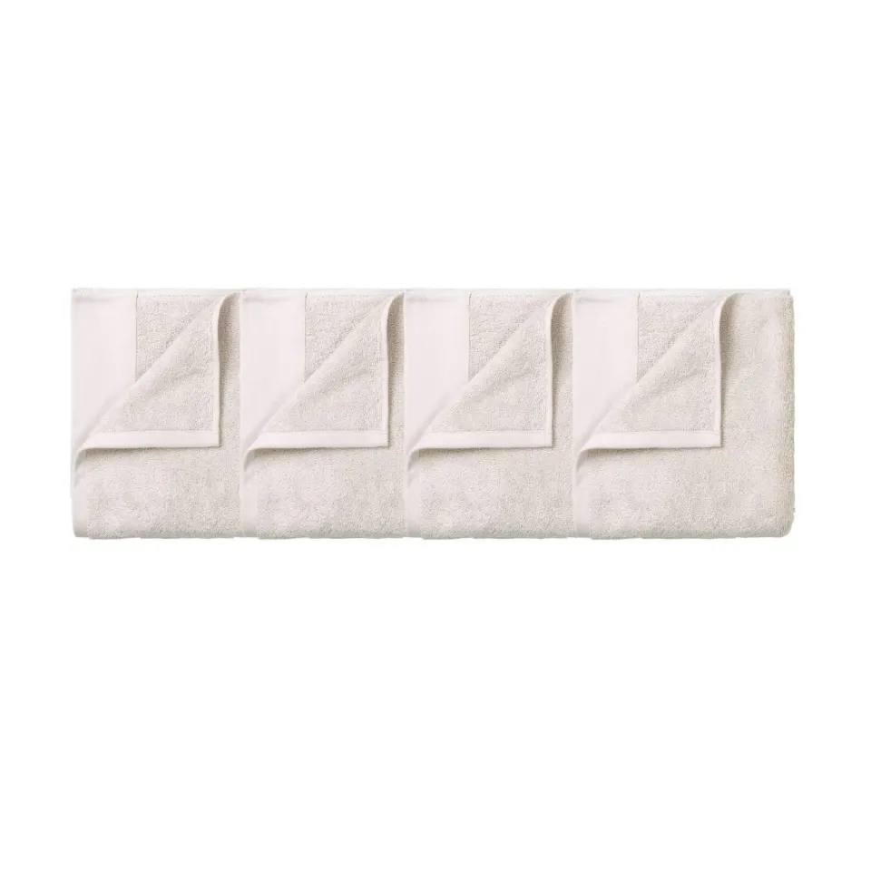 Blomus Riva asciugamano ospite 30x30 cm moonbeam bio
