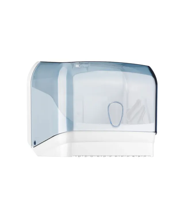 Marplast Plus 602 dispenser carta a V trasparente doppia uscita