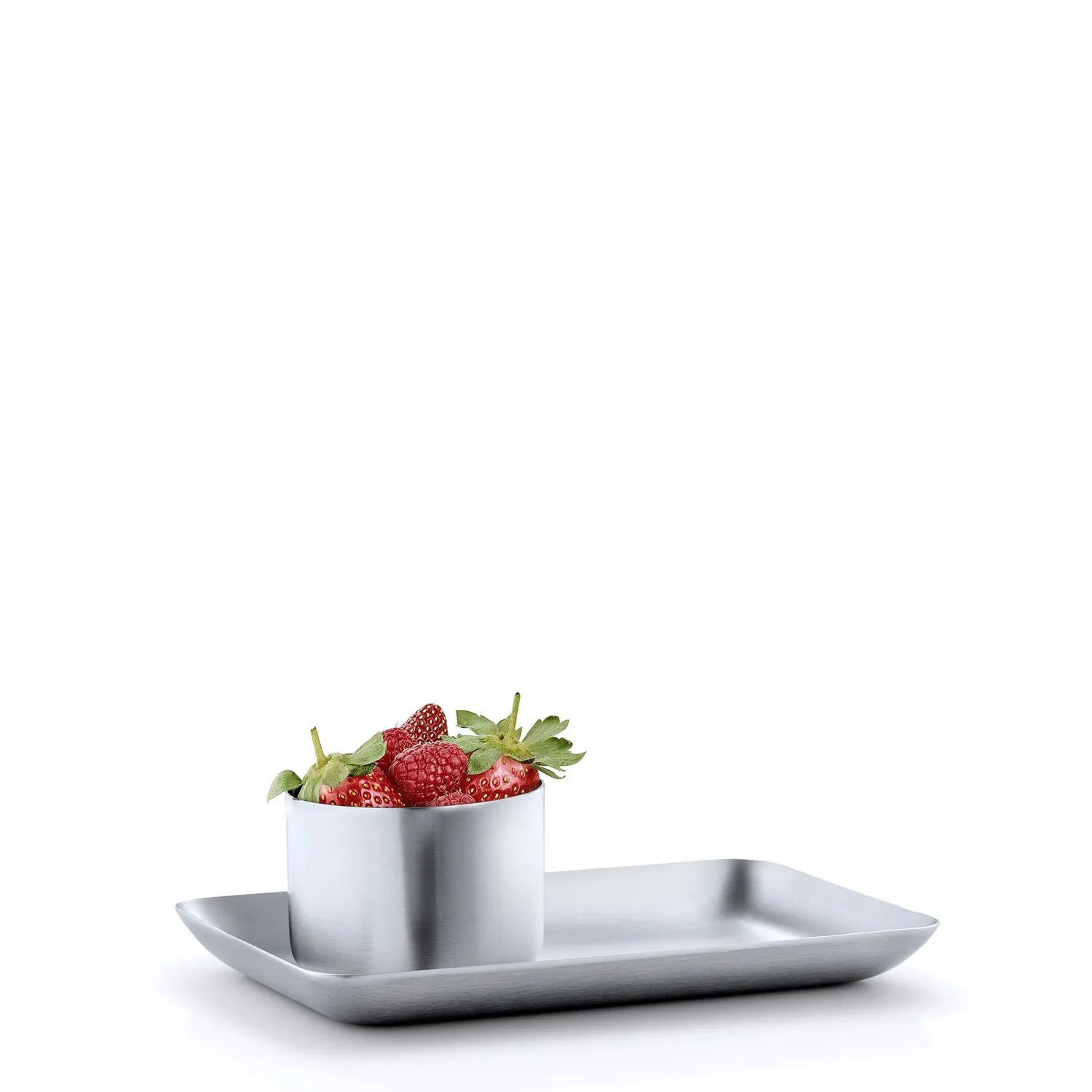 Blomus Basic vassoio acciaio inox argento 13x22 cm