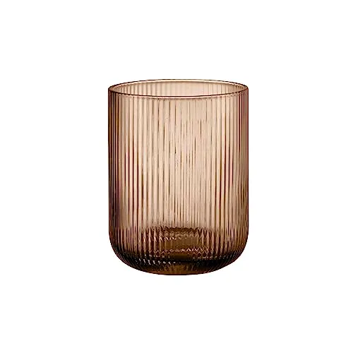 Blomus portacandela antivento L vetro caffe 66253