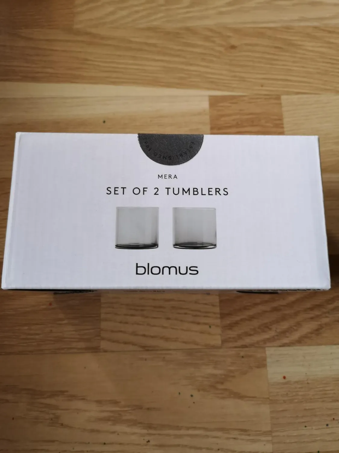 Blomus Mera 63915 bicchiere vetro 0,2 l fume 2pz