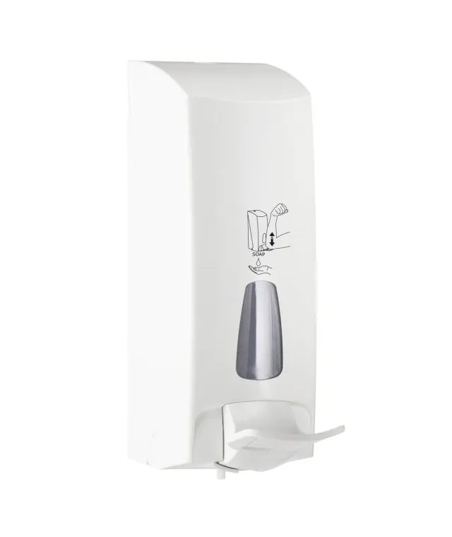 Marplast Plus 855 dispenser sapone gomito bianco clinico