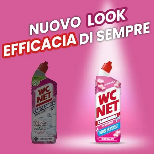 WC Net Candeggina Gel Flower Fresh 700 ml 12 pezzi